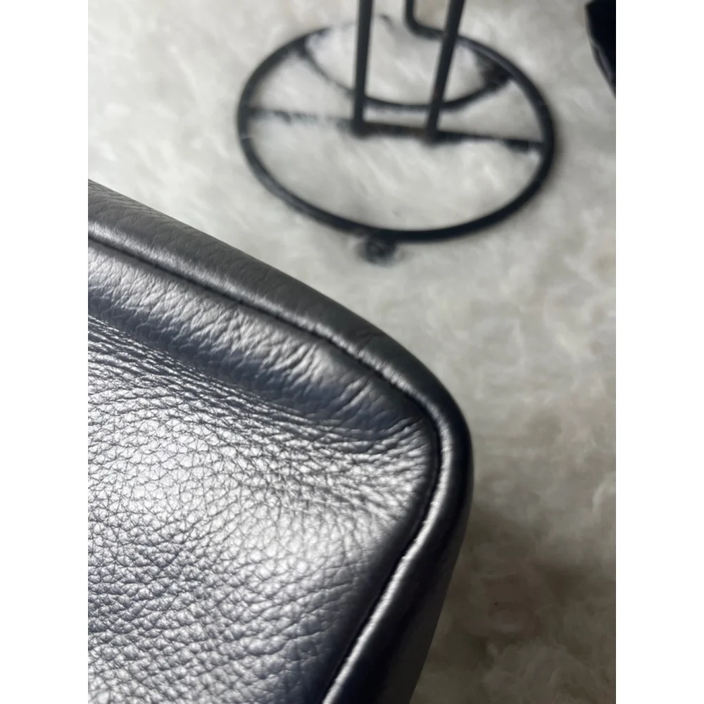 Diane Von Furstenberg Milo Mini Metallic Gray Crossbody Purse - Picture 10 of 13